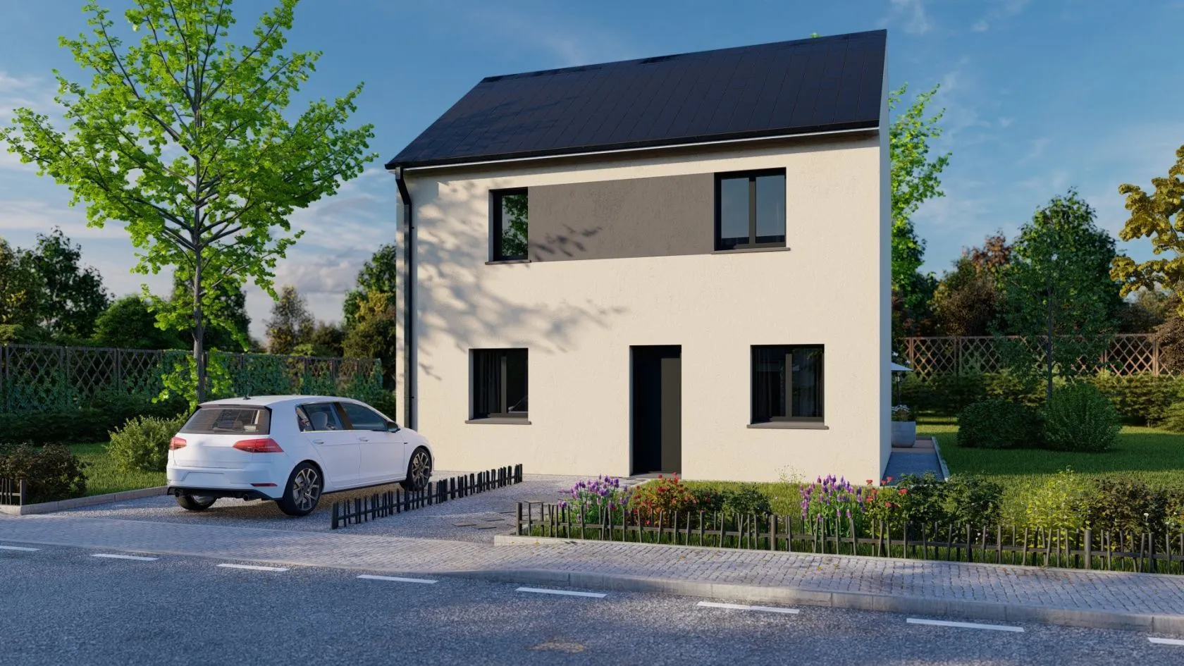Maison neuve à Mettray