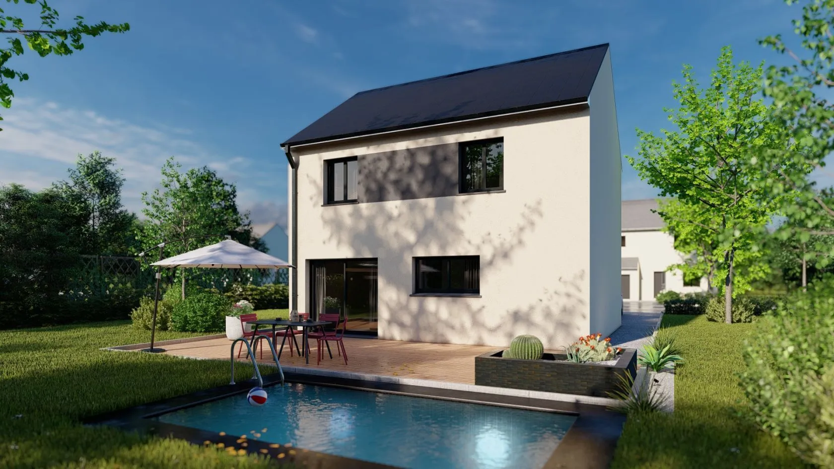 Maison neuve 97 m² à Parçay-Meslay (37210)