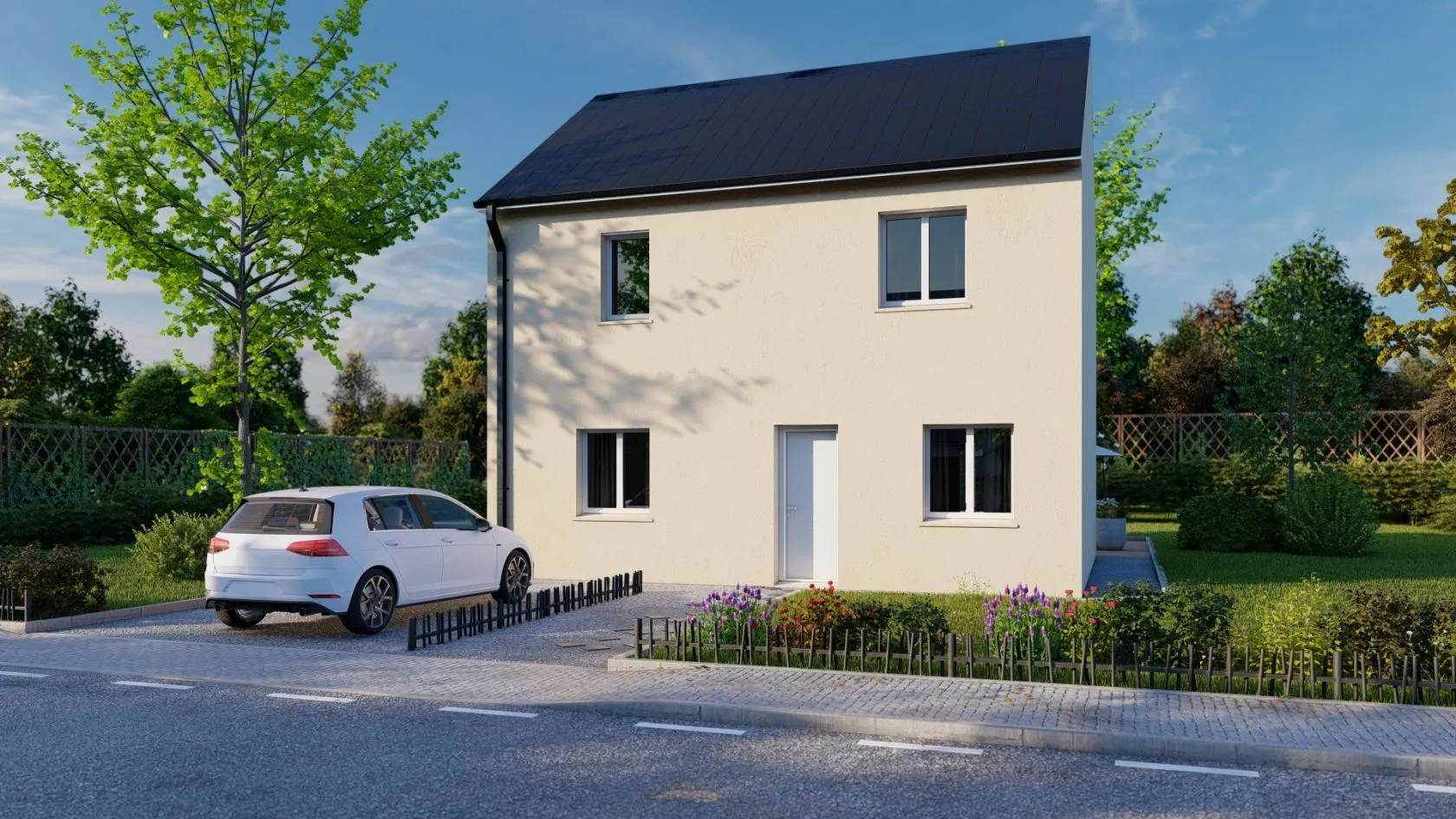 Maison neuve 97 m² à Parçay-Meslay (37210)