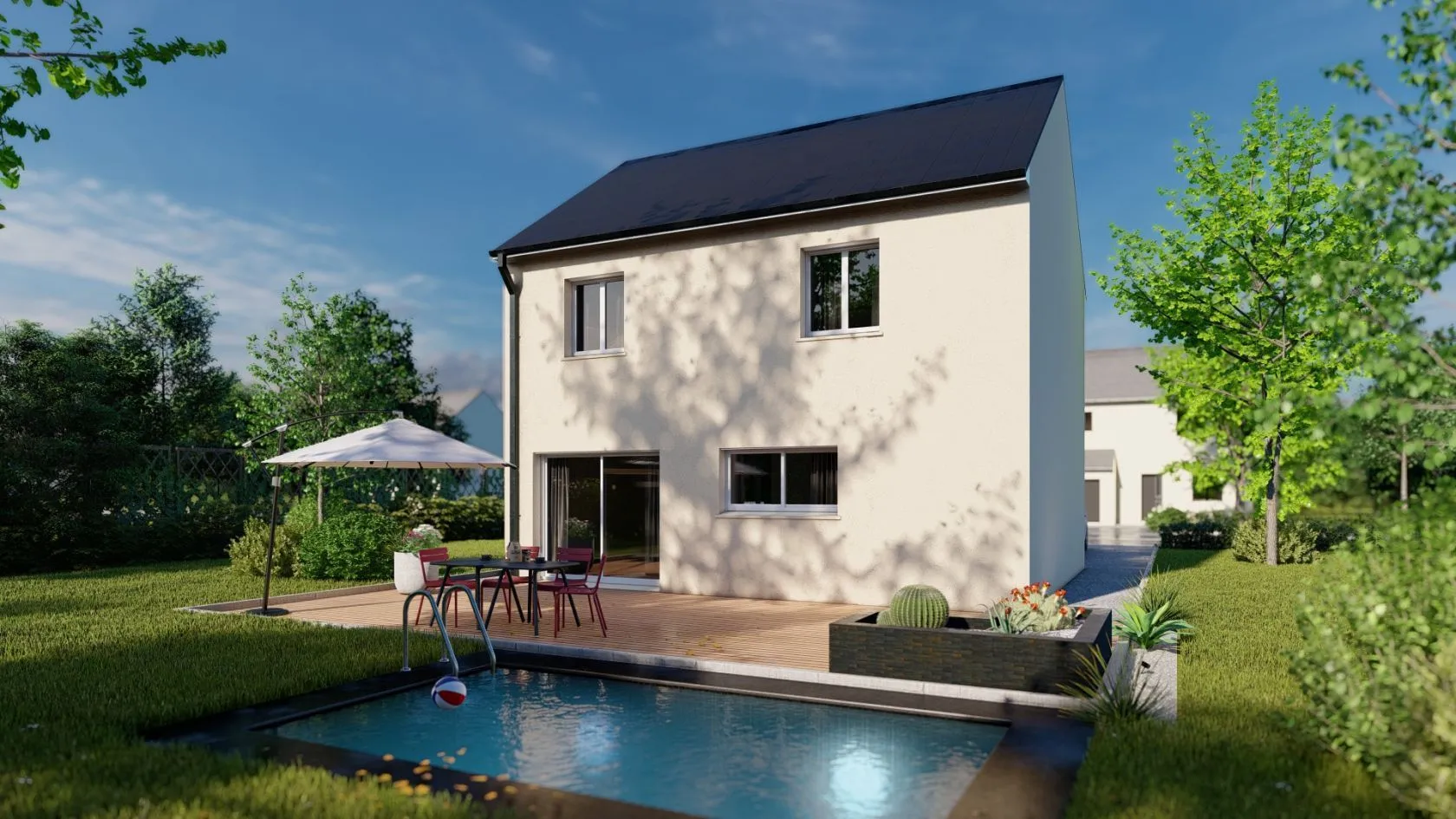 Maison neuve 97 m² à Parçay-Meslay (37210)