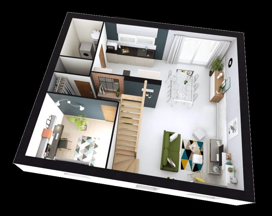 Maison neuve 97 m² à Parçay-Meslay (37210)