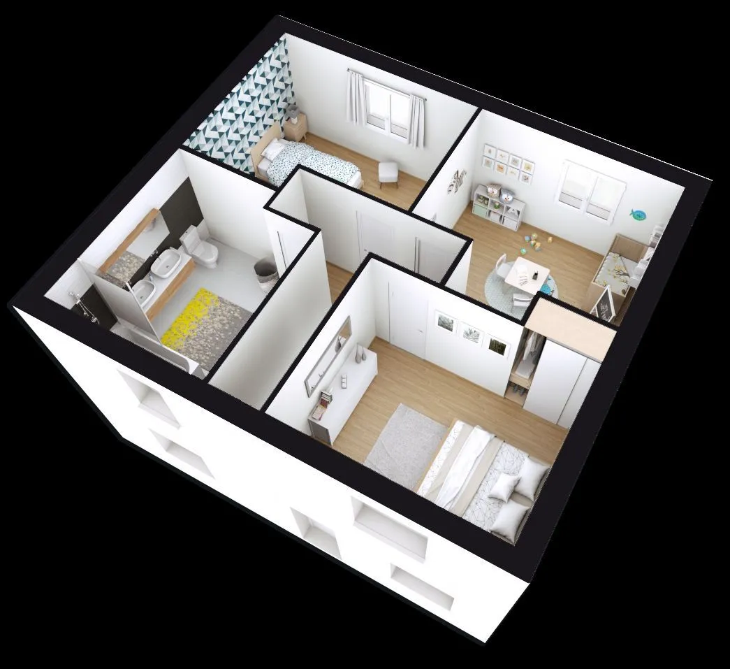 Maison neuve 97 m² à Parçay-Meslay (37210)