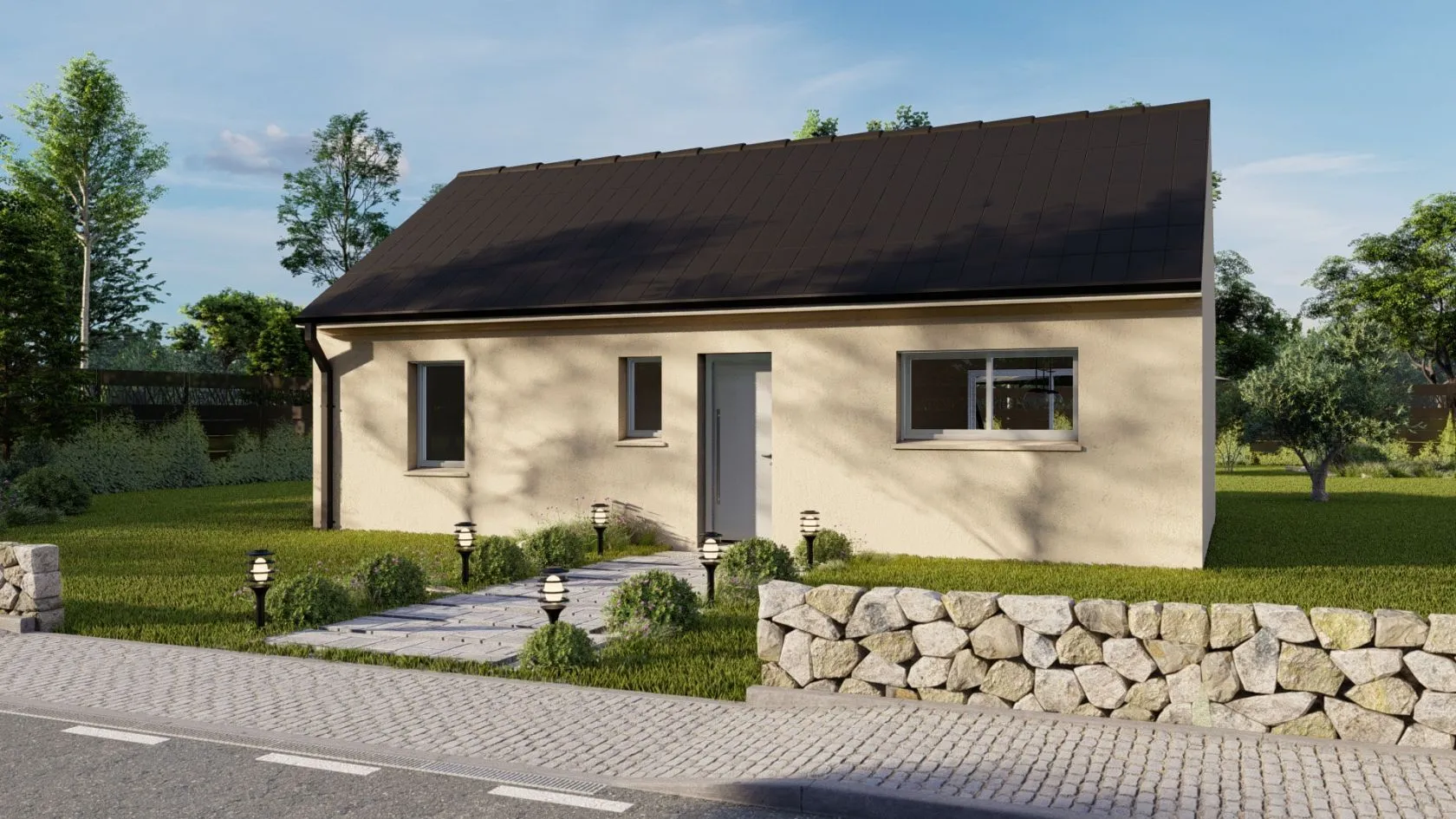Maison neuve 64 m² à Notre-Dame-d'Oé (37390)