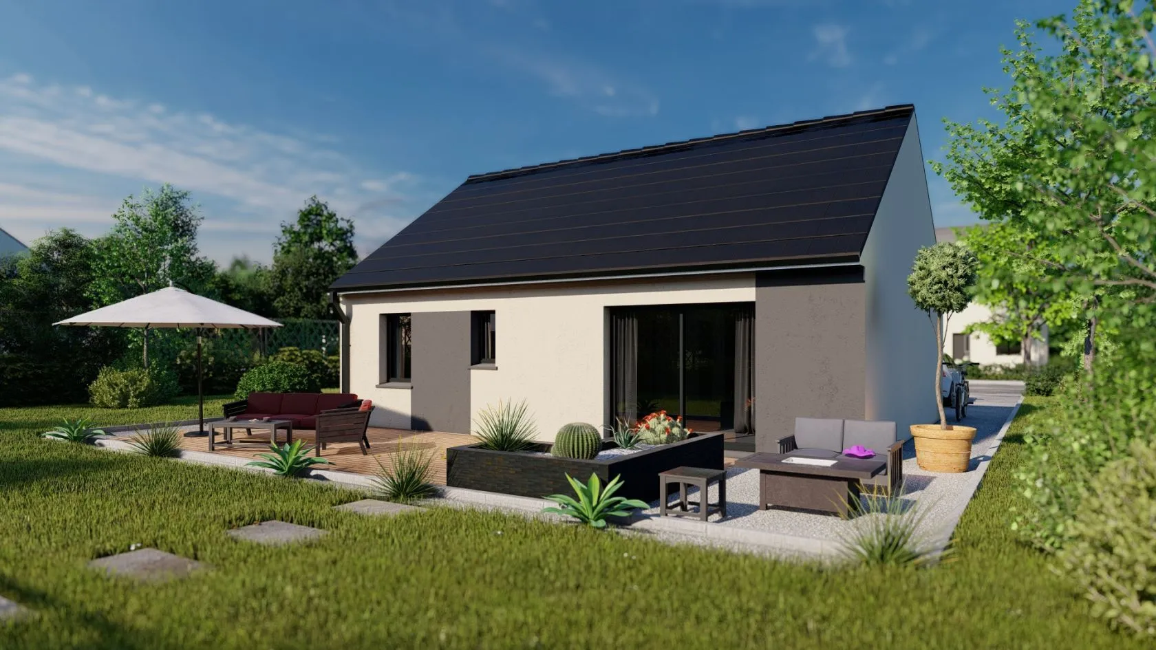 Maison neuve 67 m² à Druye (37190)