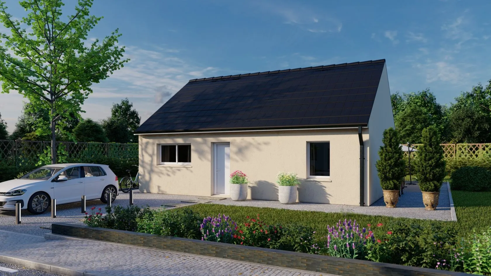 Maison neuve 67 m² à Druye (37190)
