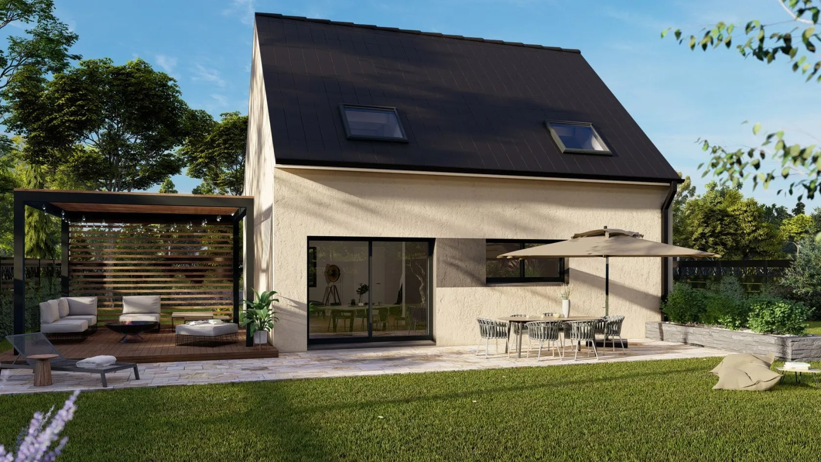 Maison neuve 102 m² à Truyes (37320)