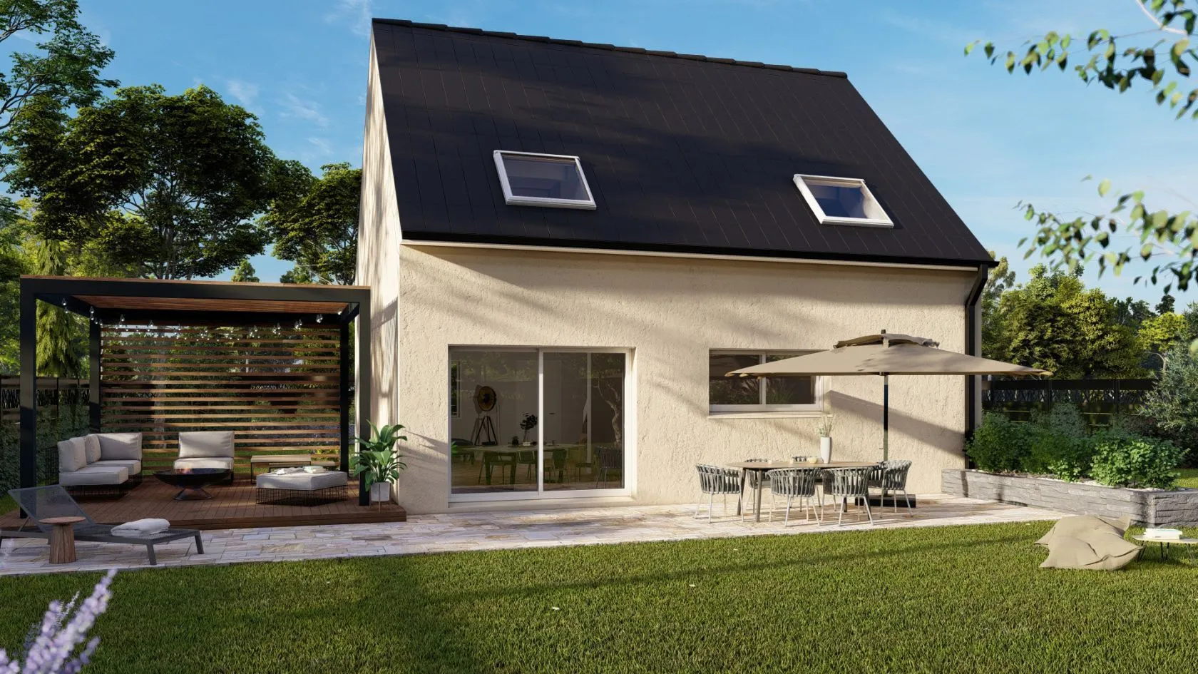 Maison neuve 102 m² à Truyes (37320)