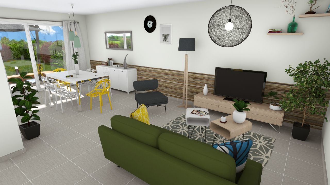 Maison neuve 102 m² à Saint-Laurent-en-Gâtines (37380)