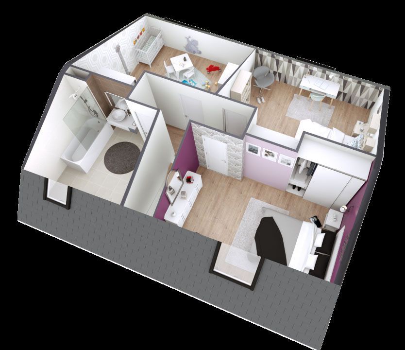 Maison neuve 102 m² à Saint-Laurent-en-Gâtines (37380)