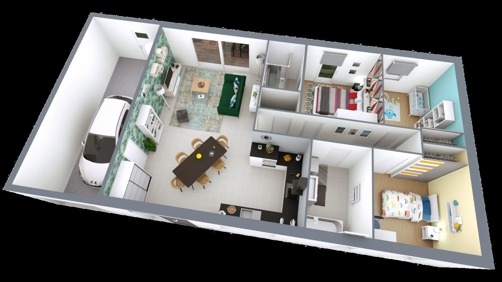 Maison neuve 86 m² à Luynes (37230)