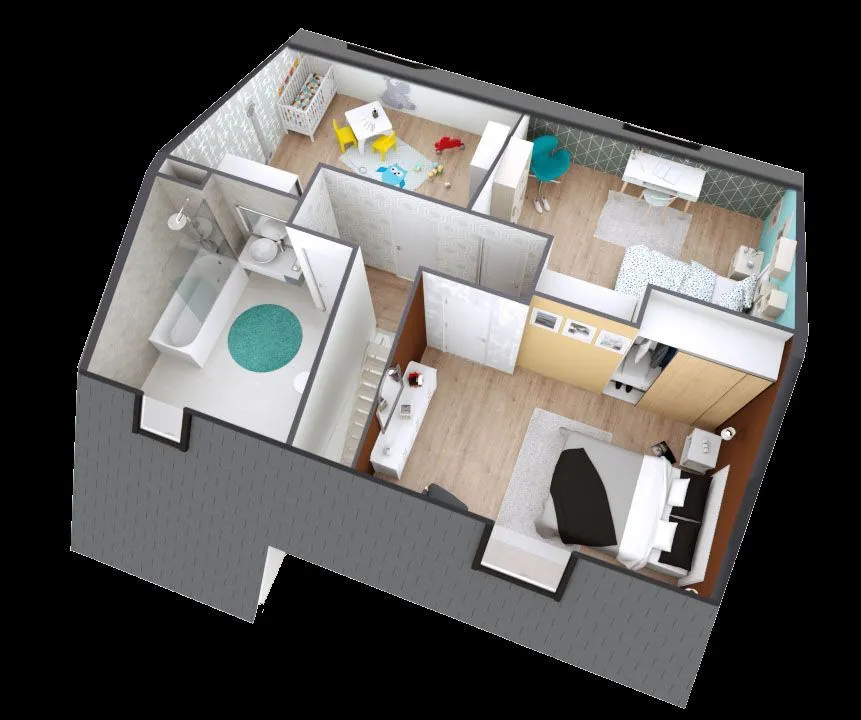 Maison neuve 92 m² à Manthelan (37240)