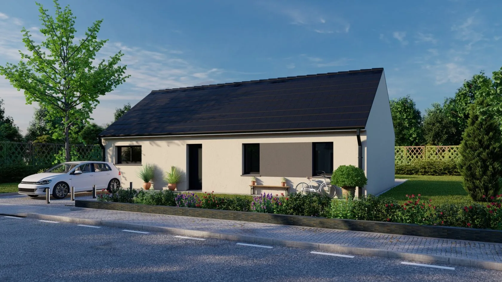 Maison neuve 93 m² à Druye (37190)