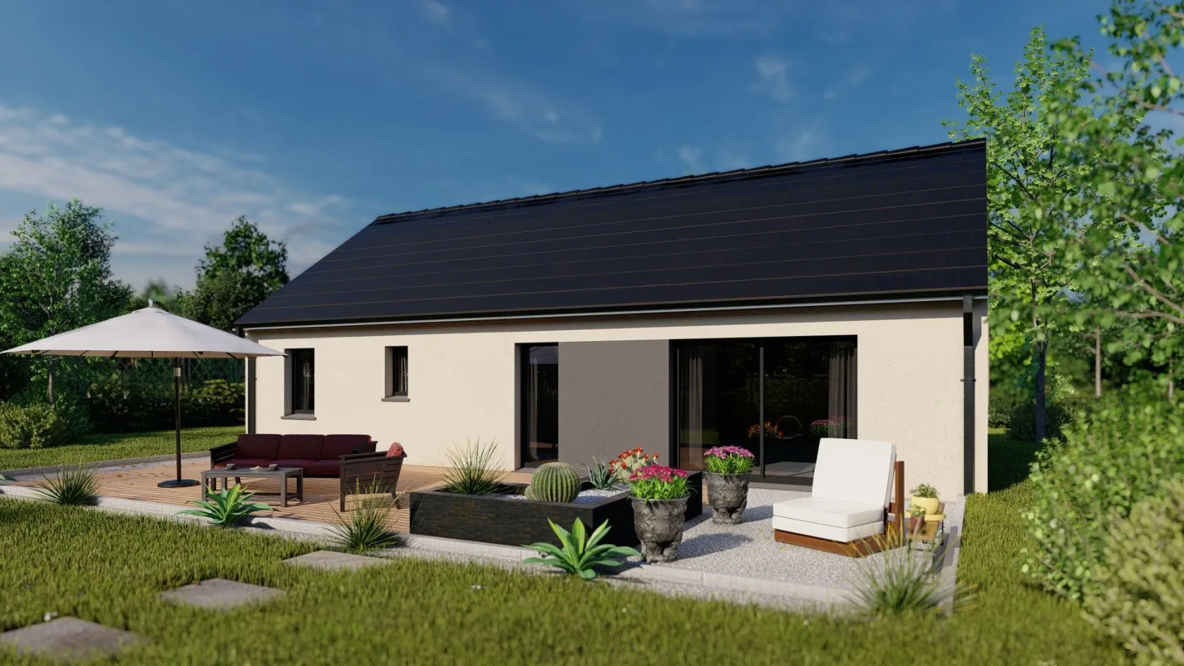 Maison neuve 93 m² à Druye (37190)