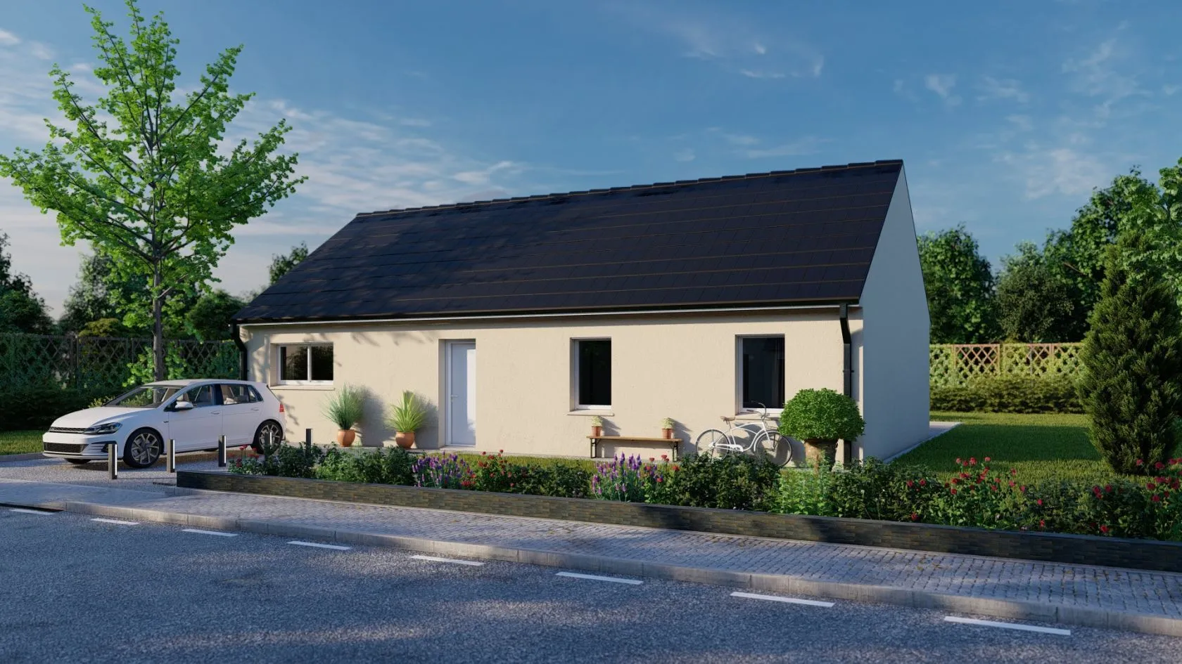 Maison neuve 93 m² à Druye (37190)