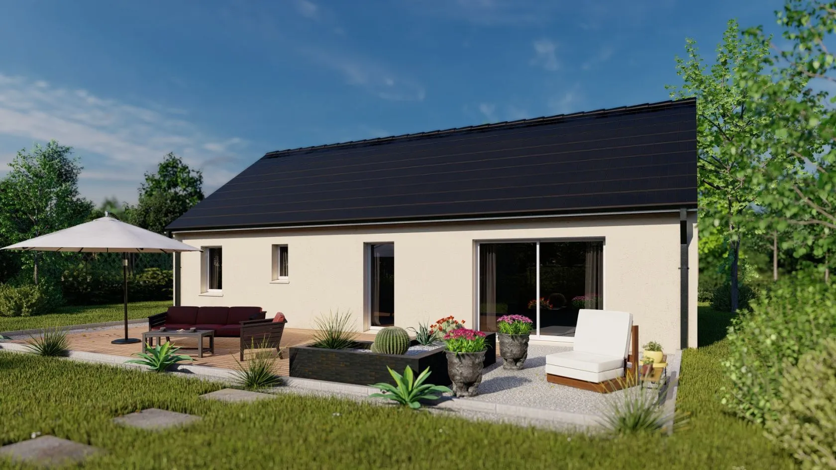 Maison neuve 93 m² à Druye (37190)