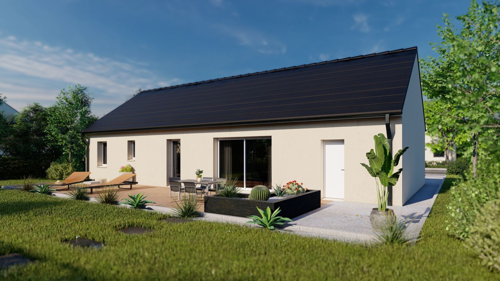 Maison neuve 99 m² à Manthelan (37240)