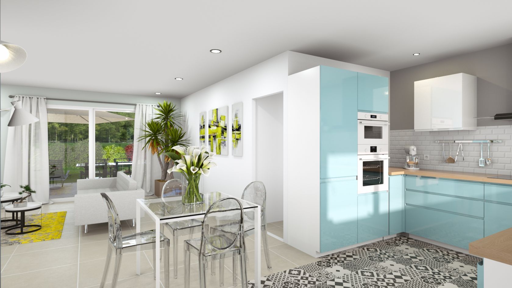 Maison neuve 99 m² à Manthelan (37240)