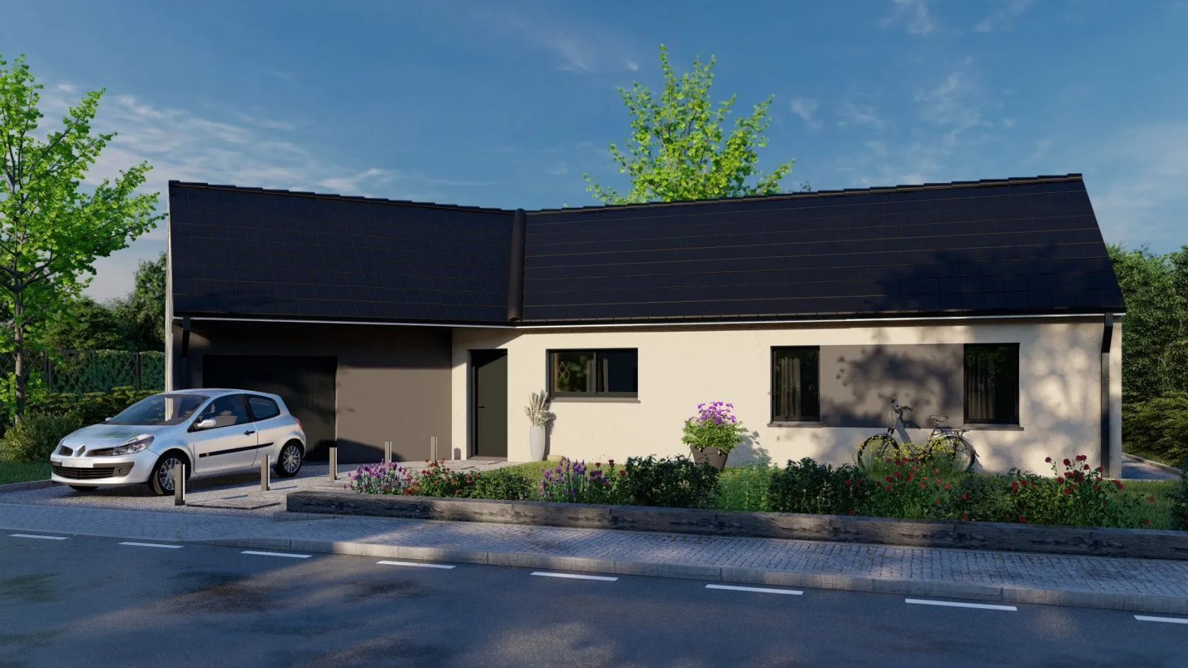 Maison neuve à Cormery