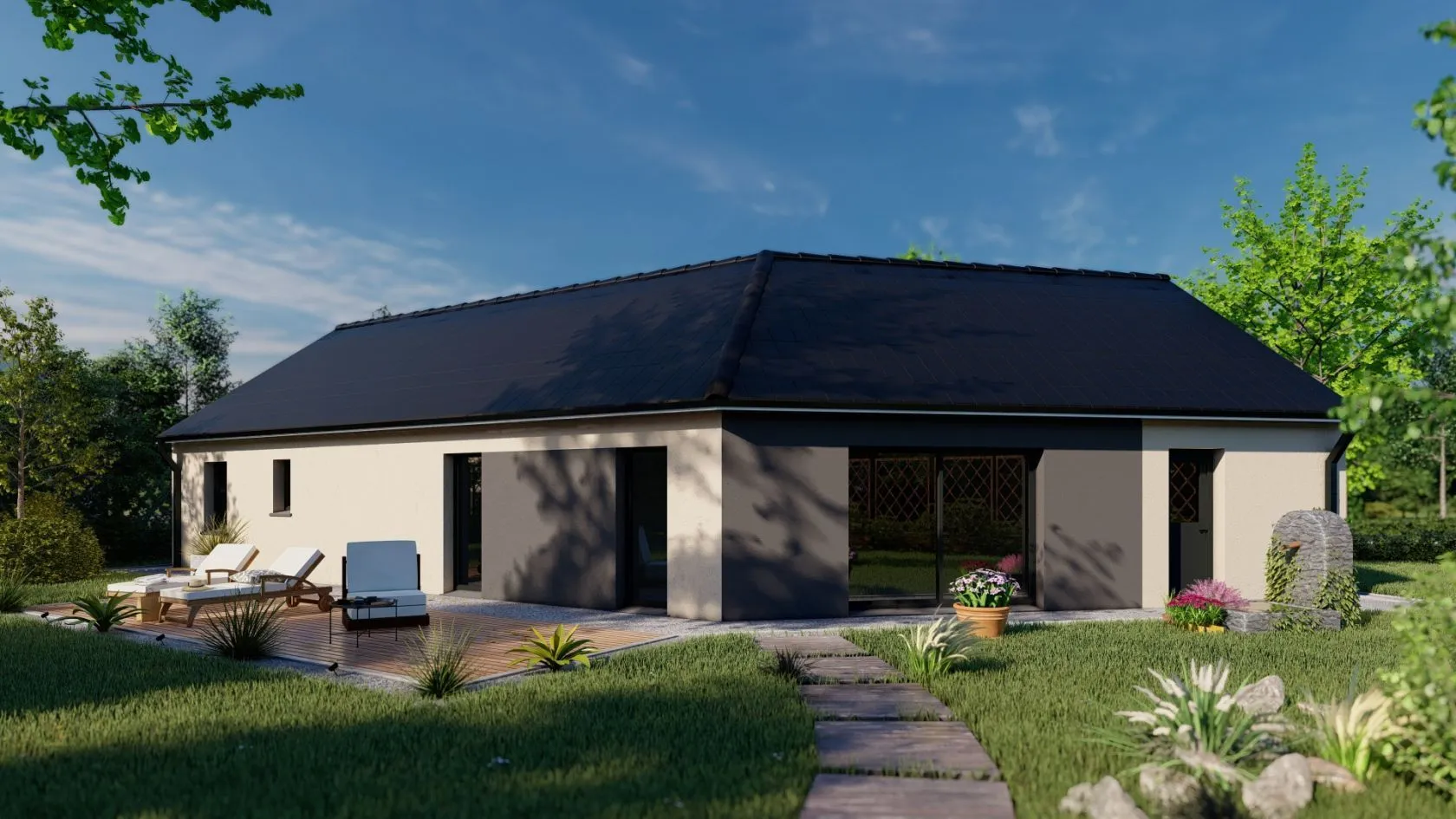 Maison neuve 106 m² à Cormery (37320)