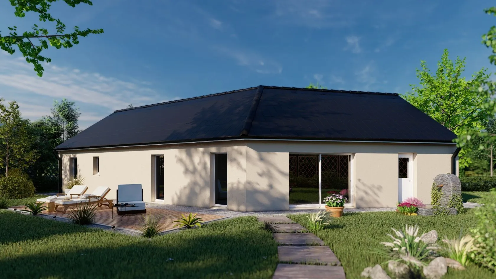 Maison neuve 106 m² à Cormery (37320)