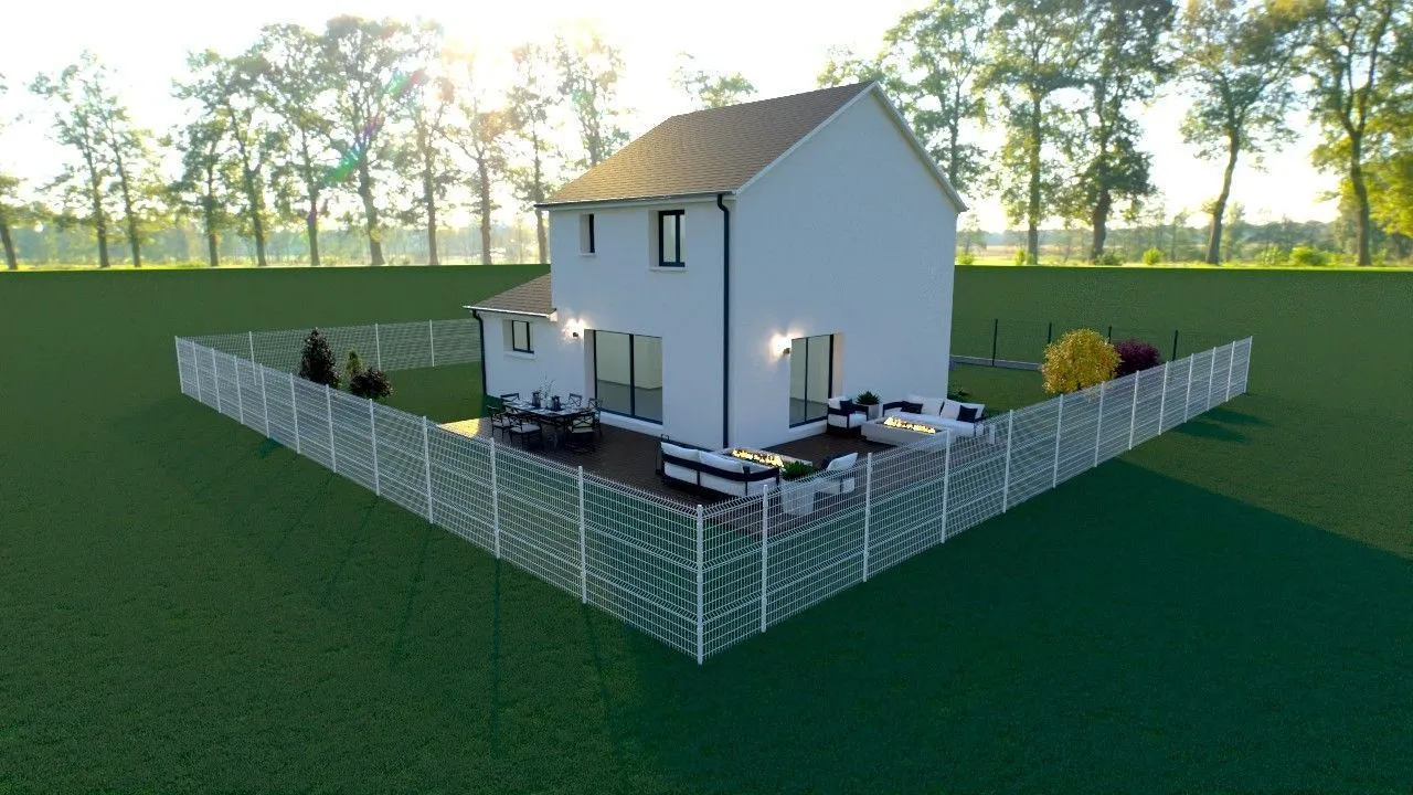 Rosalia 3ch Avec Garage — modèle de maison