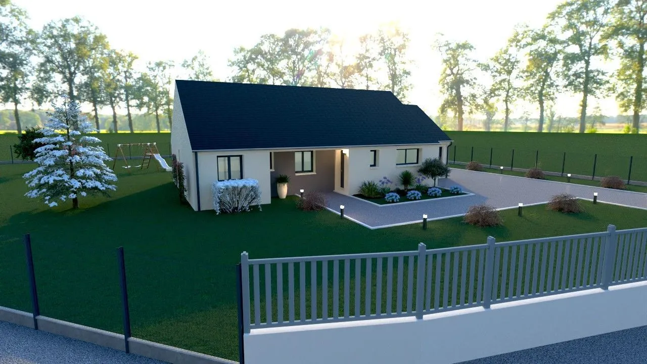 Maison neuve 107 m² à Gournay-en-Bray (76220)