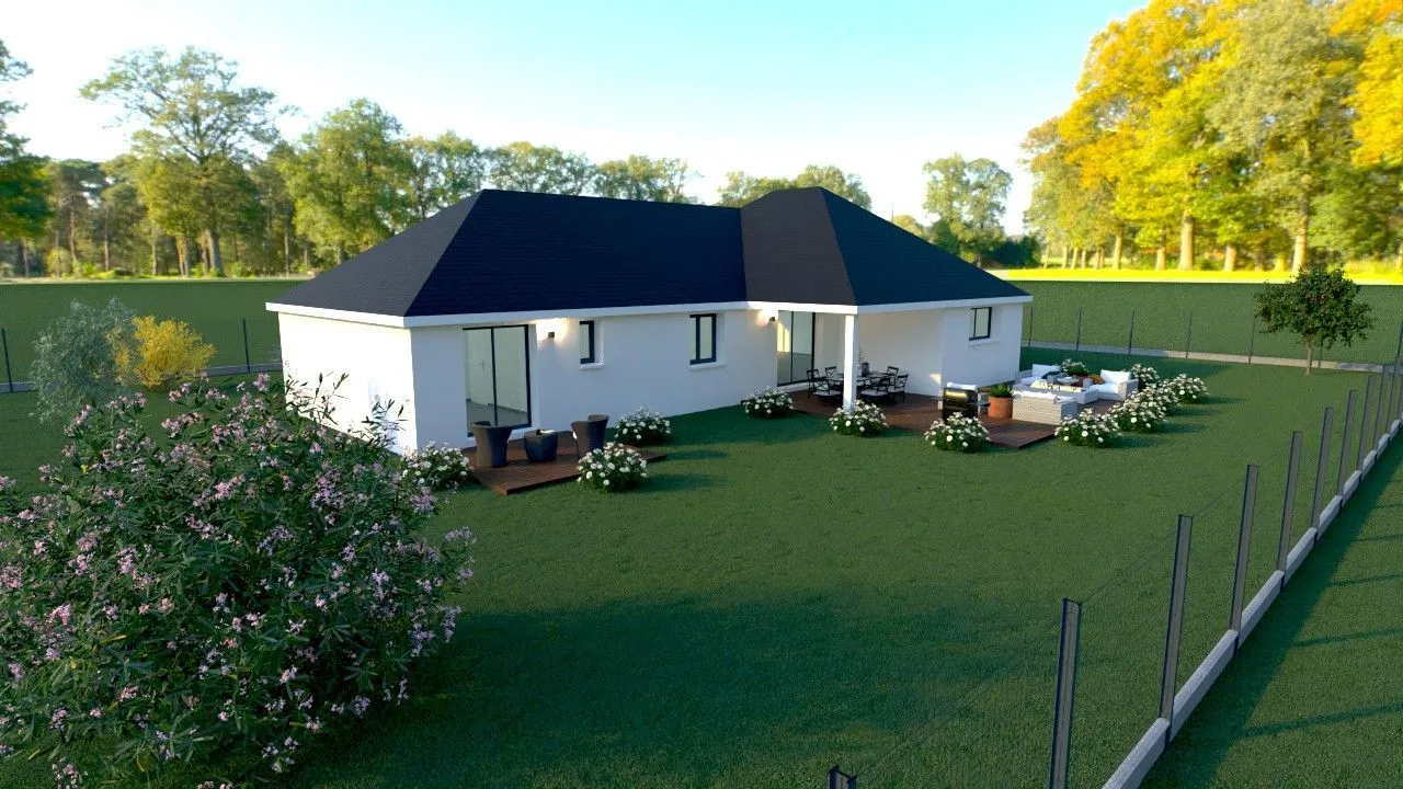 Maison neuve 123 m² à Forges-les-Eaux (76440)