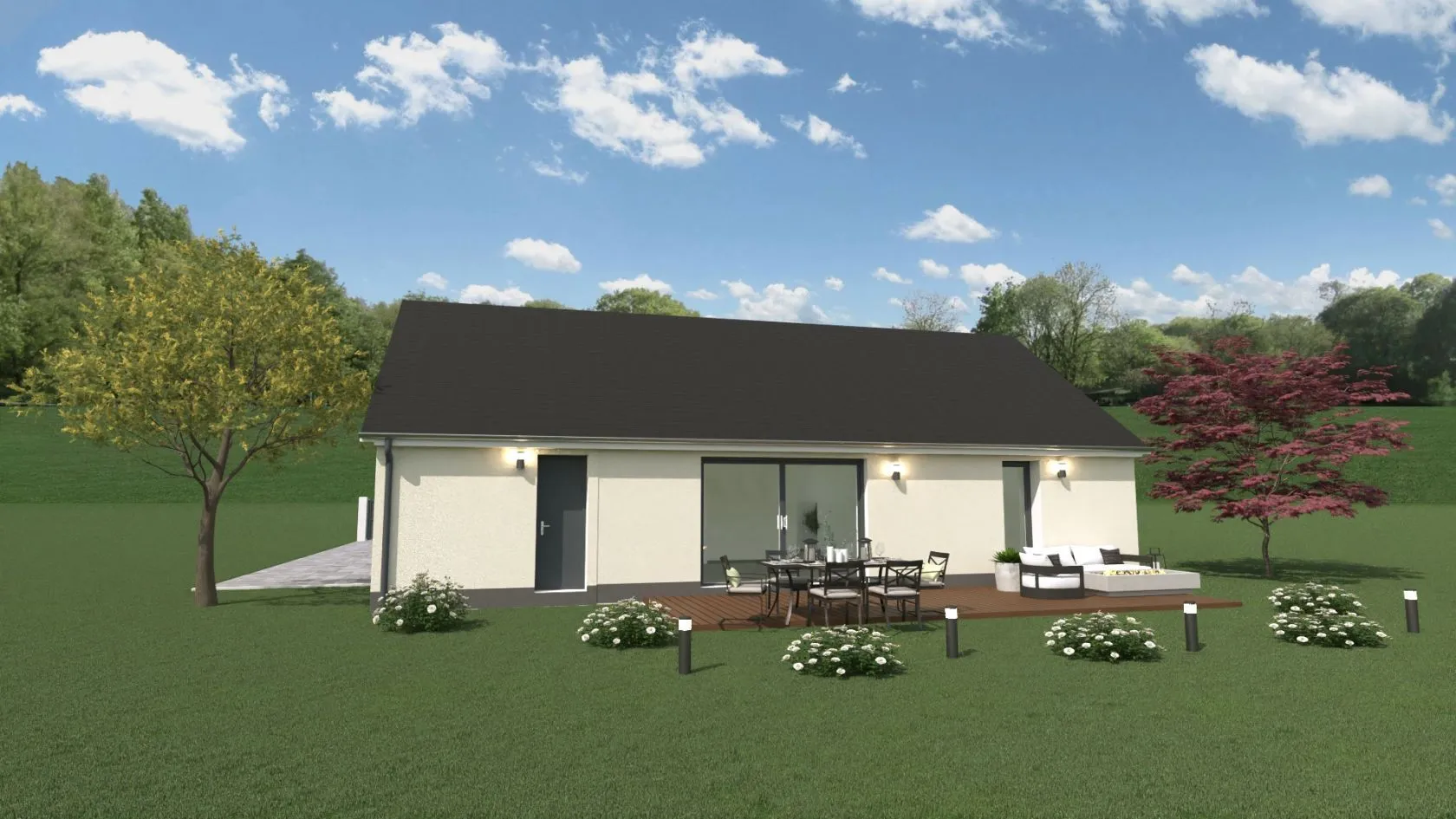 Maison neuve 76 m² à Bouelles (76270)
