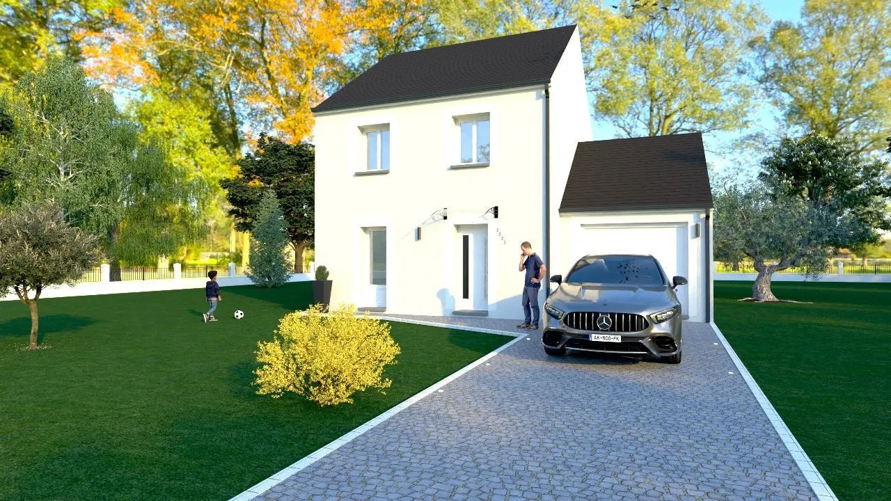 Maison neuve 83 m² à Fluquieres (02590)