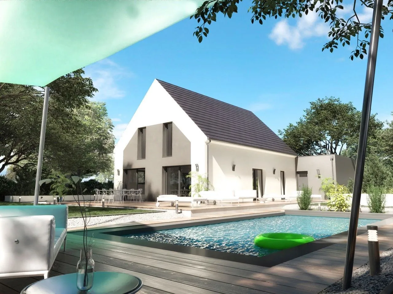 Maison neuve 126 m² à Lesches (77450)