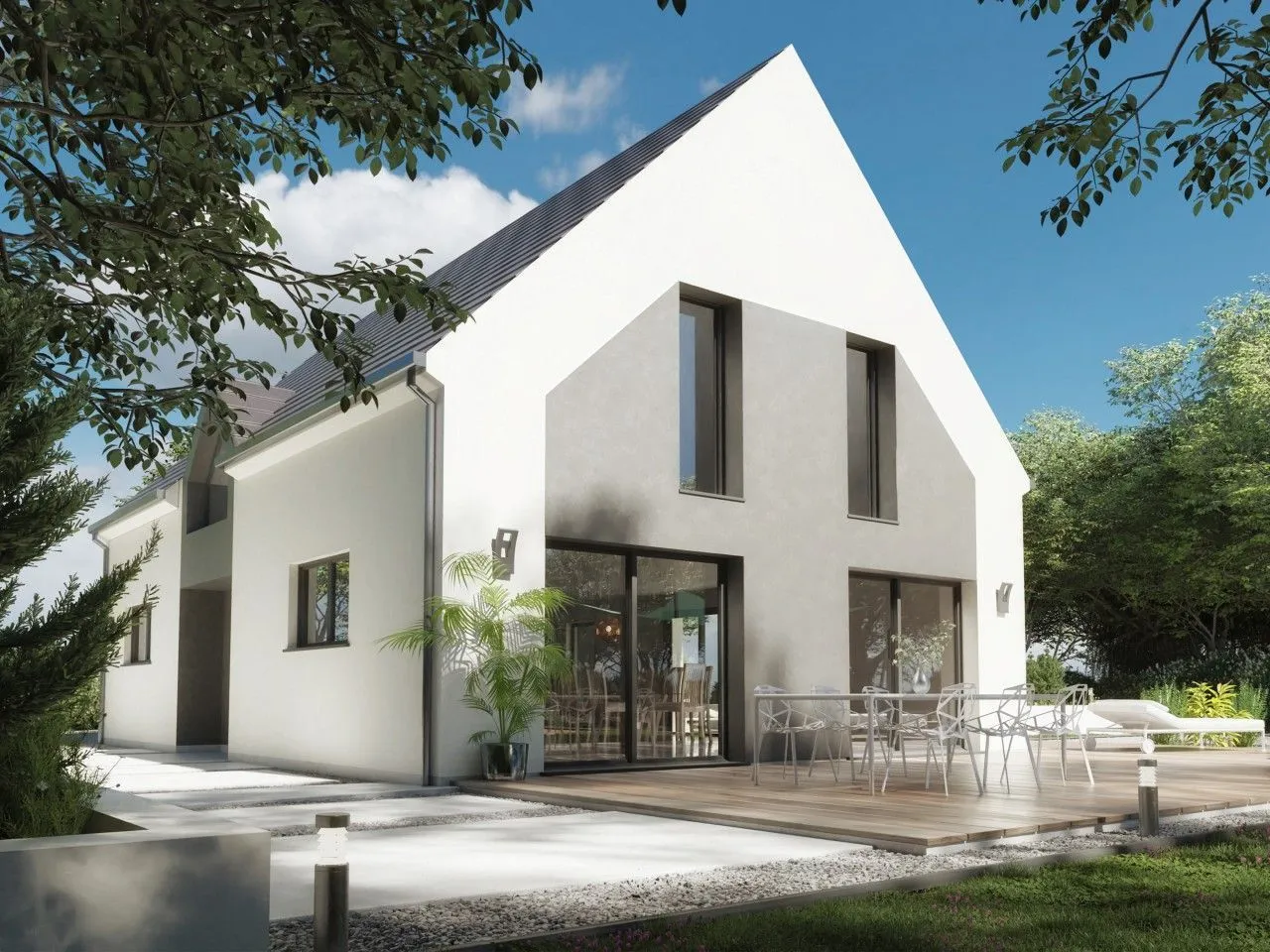 Maison neuve 126 m² à Lesches (77450)