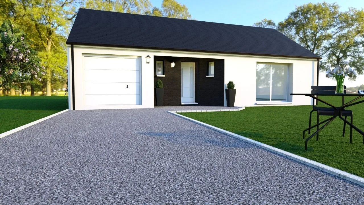 Maison neuve 86 m² à Dampleux (02600)