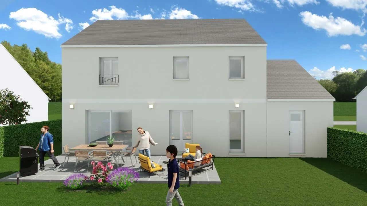 Maison neuve 134 m² à Wavignies (60130)