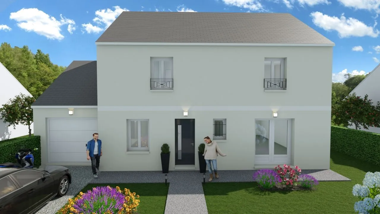 Maison neuve 134 m² à Wavignies (60130)