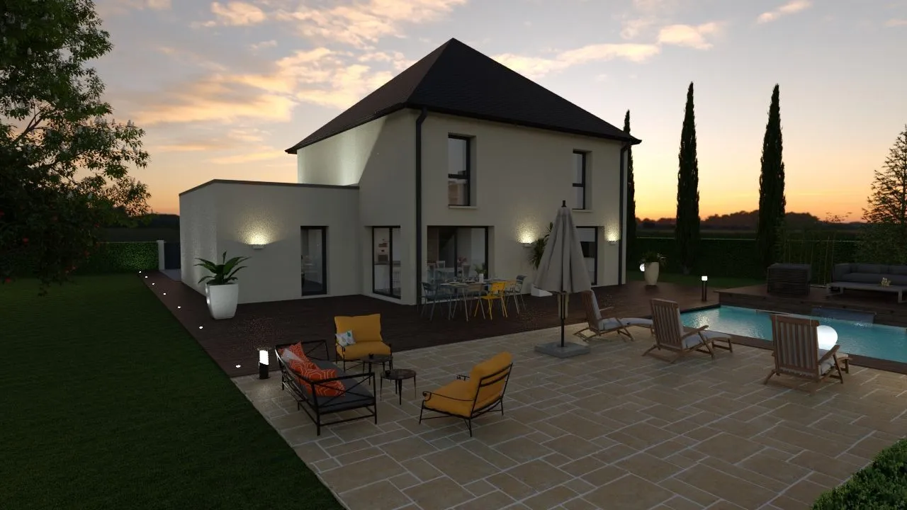 Maison neuve 126 m² à Mélicocq (60150)