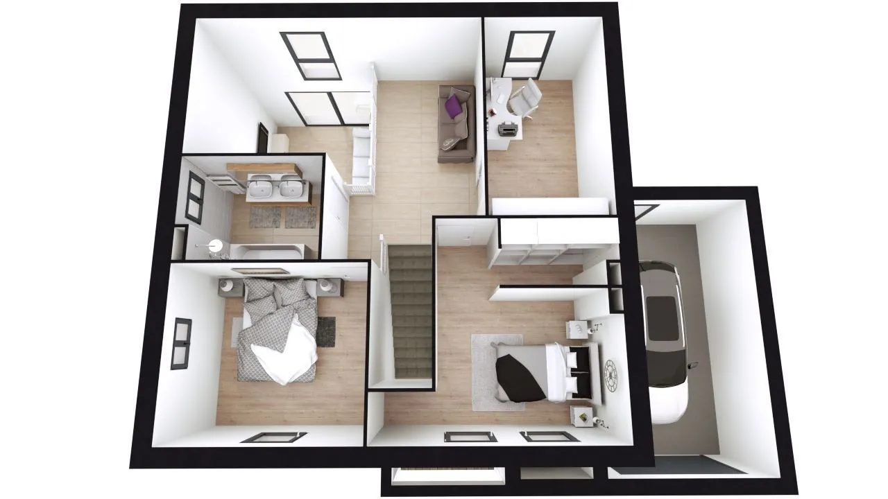 Maison neuve 126 m² à Mélicocq (60150)