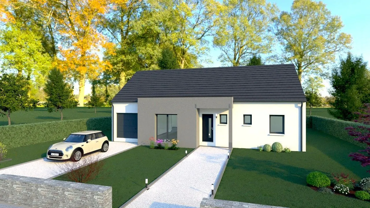 Maison neuve 108 m² à Favières (80120)