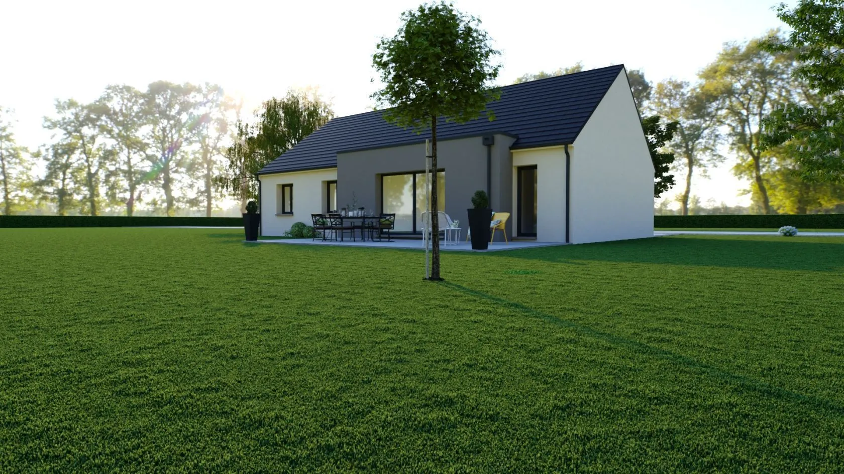 Maison neuve 108 m² à Favières (80120)