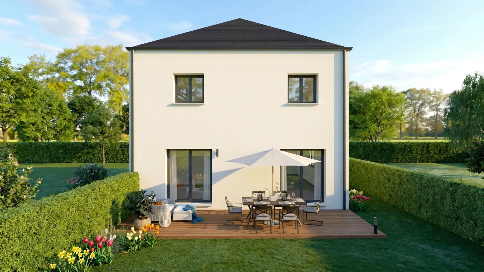 Maison neuve 100 m² à Talmas (80260)
