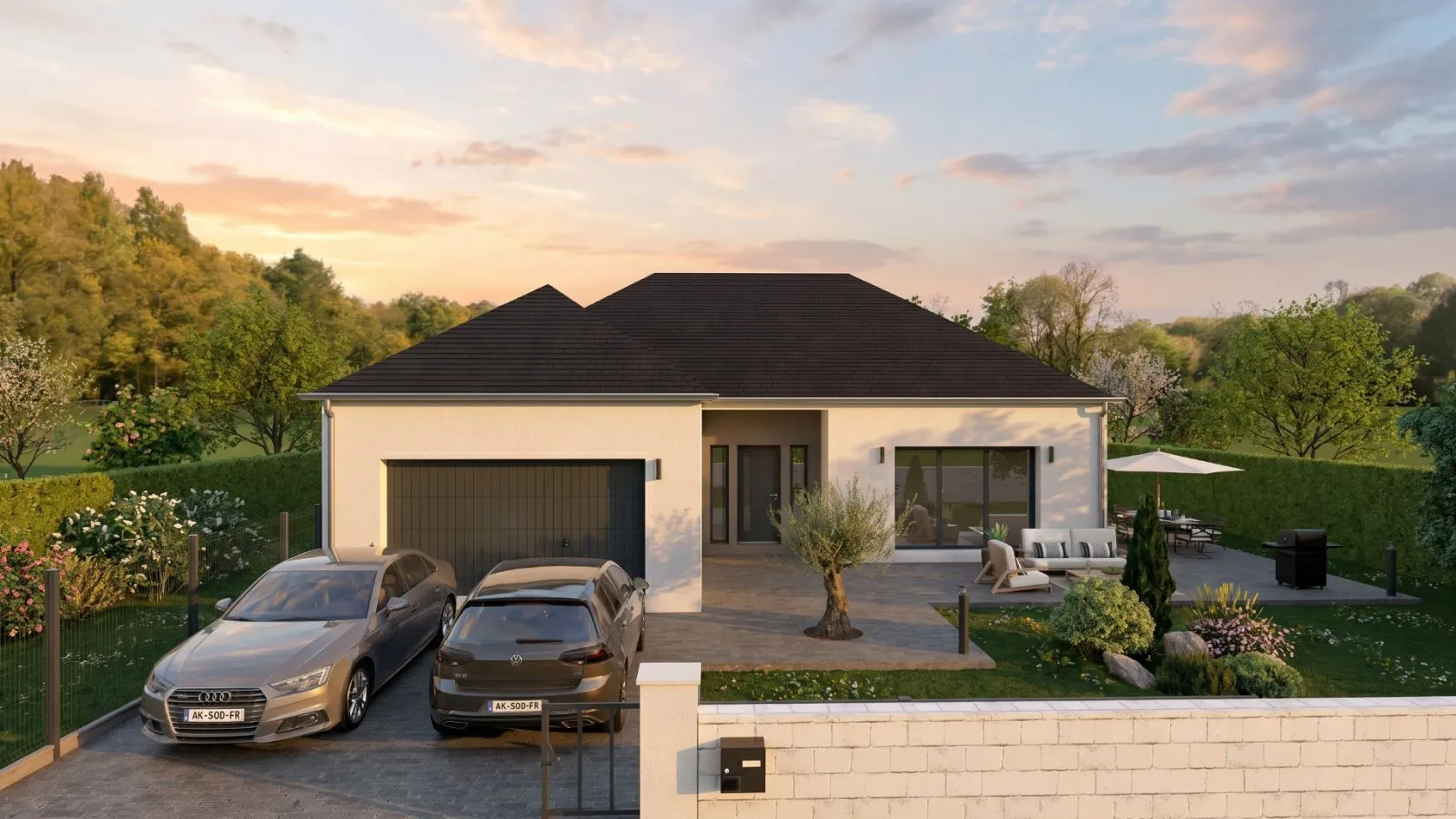 Maison neuve 94 m² à Boismont (80230)
