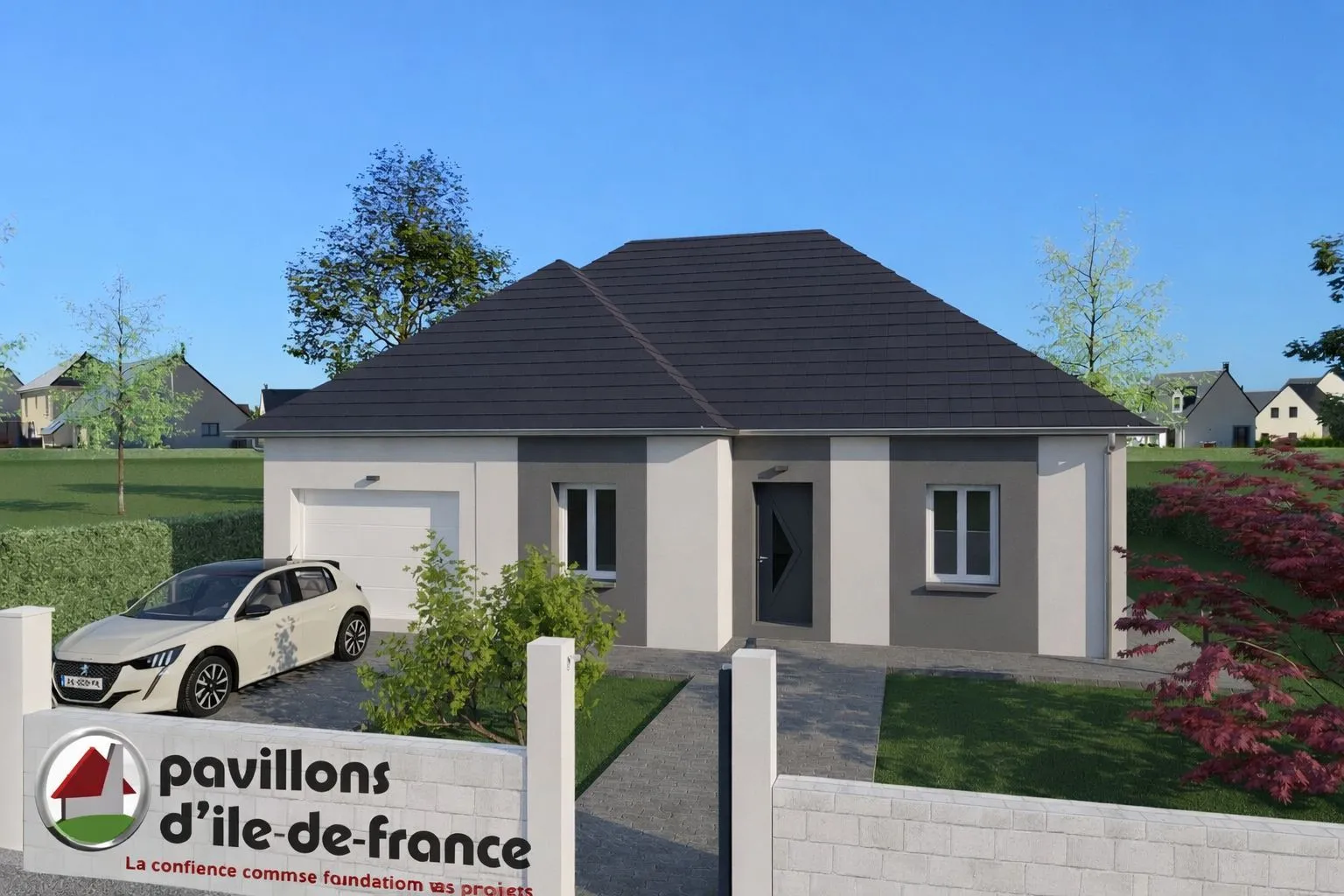 Maison neuve 84 m² à Revelles (80540)