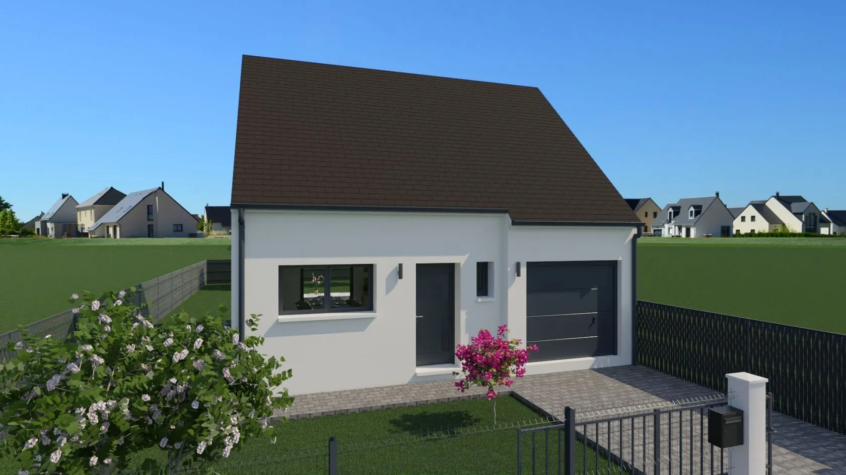 Maison neuve à Hesdin-l'Abbé