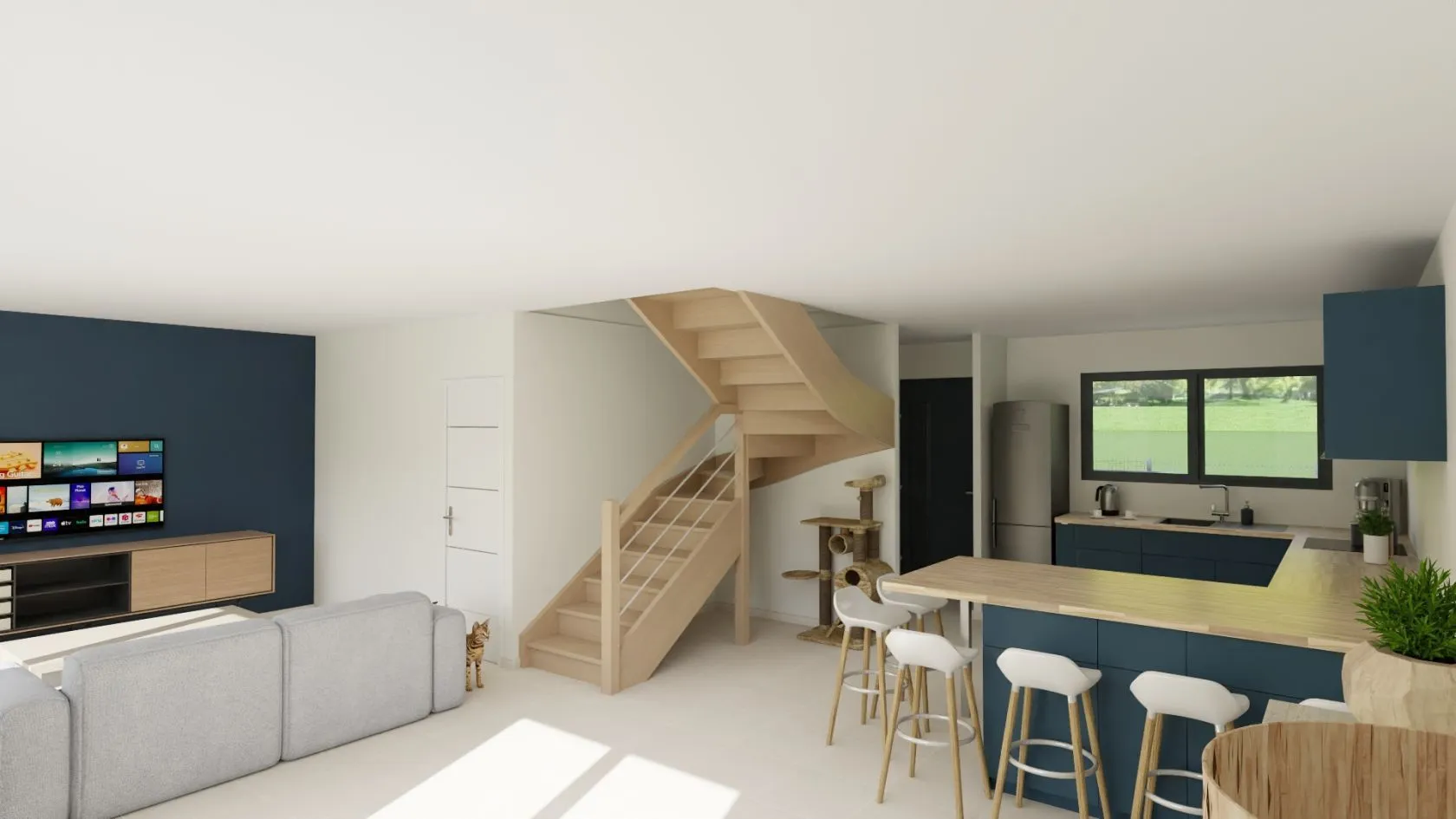 Maison neuve 80 m² à Hesdin-l'Abbé (62360)