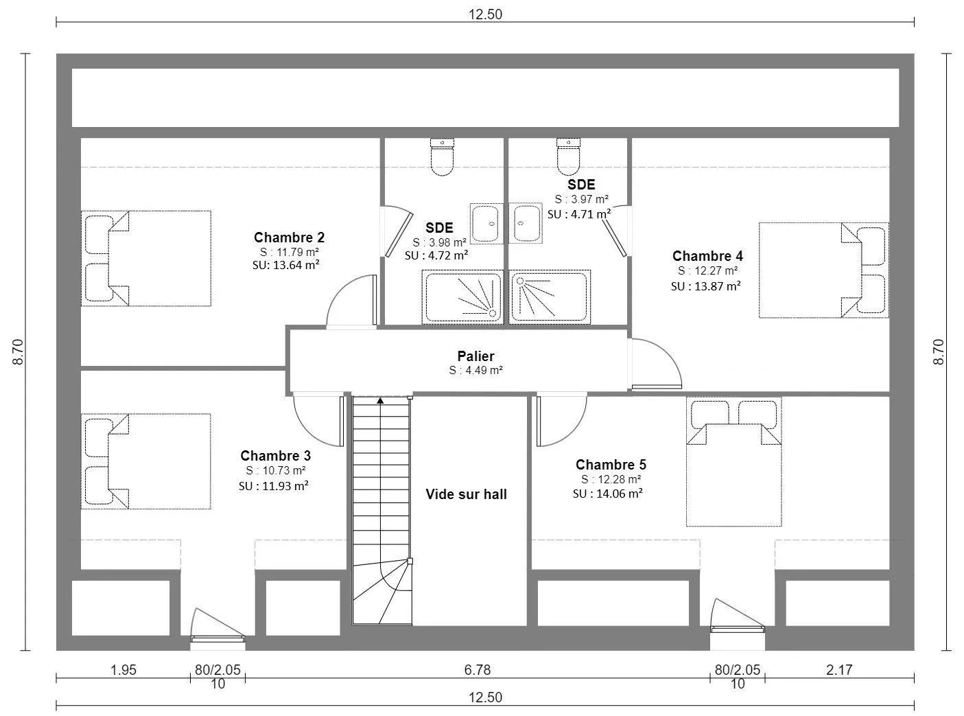 Maison neuve 152 m² à Warluis (60430)