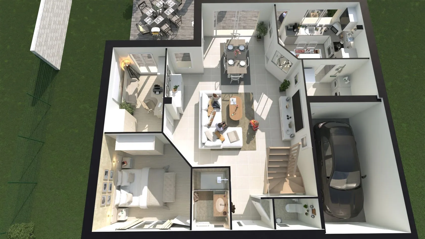 Maison neuve 145 m² à Cinqueux (60940)