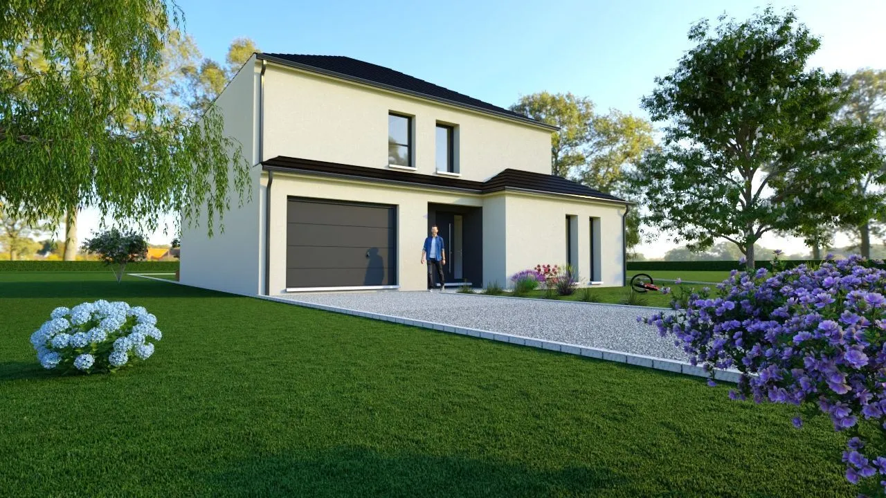 Maison neuve 200 m² à Silly-Tillard (60430)