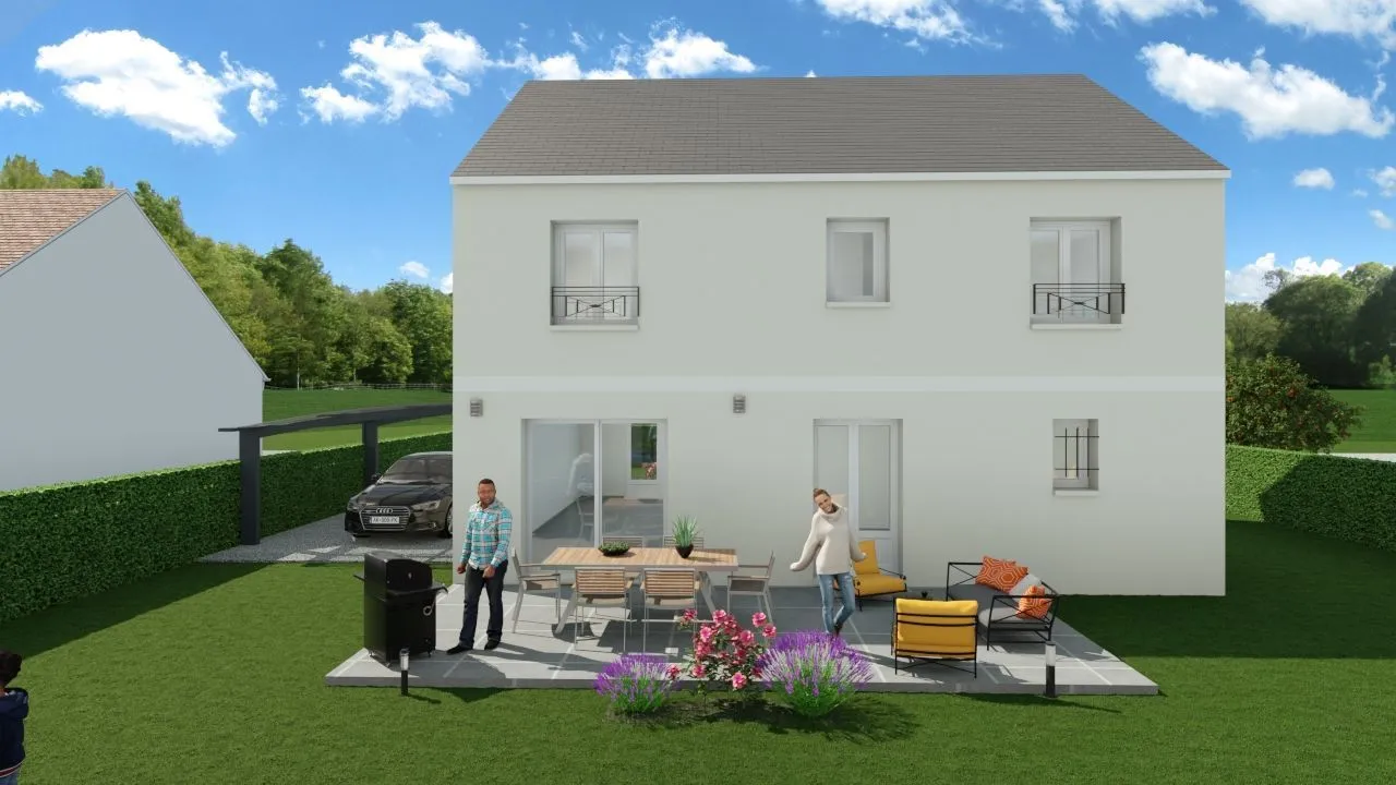 Maison neuve 135 m² à Tracy-le-Val (60170)
