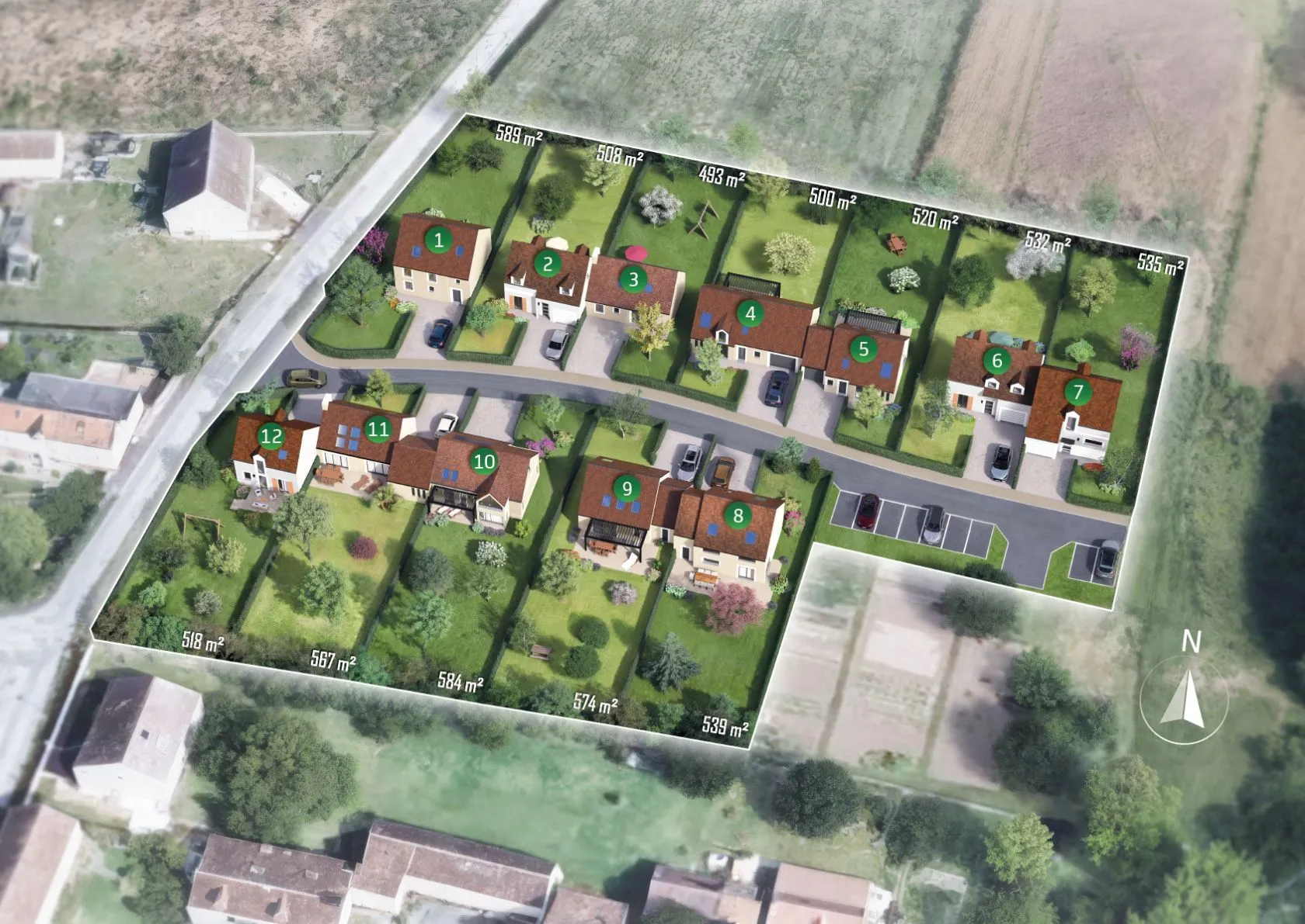 Maison neuve 160 m² à Jonquières (60680)