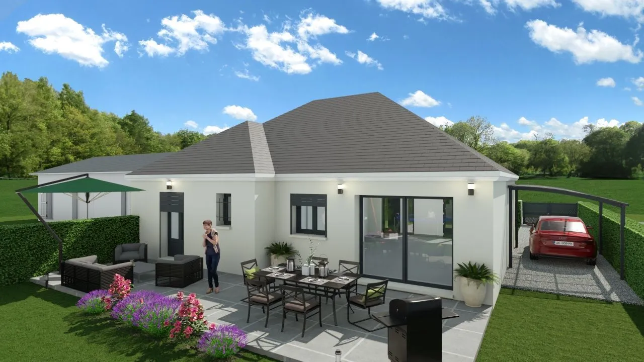 Maison neuve 86 m² à Cauffry (60290)
