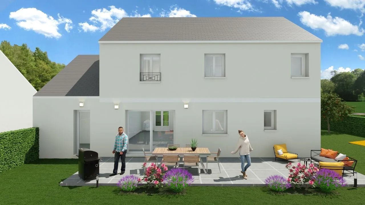 Maison neuve 136 m² à Clermont (60600)